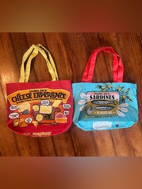 Rare retired Trader Joe's Tote Bag Set